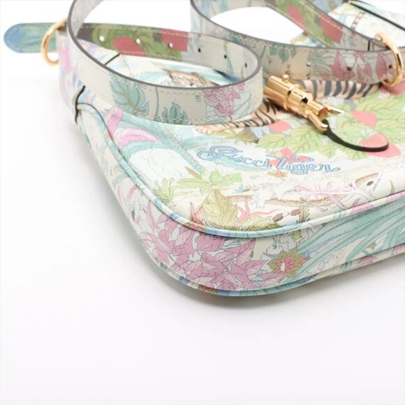 Gucci Jackie 1961 Leather Shoulder bag Multicolor 636709 - Picture 4 of 9